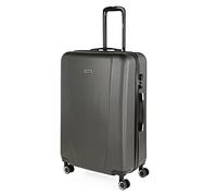 ITACA - Maletas Grandes 55x40x20 de Viaje rígidas Trolley con 4 Ruedas Dobles 360º para Avion Ligeras Equipaje de Mano candado de combinación., Antracita