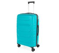 ITACA - Maletas Grandes De Viaje Rígidas Ligeras con 4 Doble Rueda 360° Candado de Combinacion TSA Maleta Grande 23 Kilos Alta Resistencia Extensible Maleta XL Duradera, Turquesa