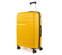 ITACA - Maleta Viaje Grande, Maleta Grande 23 Kilos, Maletas De Viaje, Maletas Grandes con Espacio y Comodidad. Material Resistente PP. Candado con combinacion TSA, Amarillo