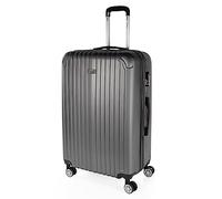 ITACA - Maletas Grandes De Viaje Rígidas Ligeras con 4 Doble Rueda 360° Maleta Grande 23 Kilos Alta Resistencia Extensible Maleta XL Duradera, Antracita