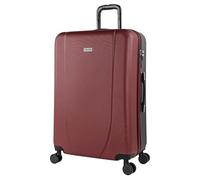 ITACA - Maletas Grandes De Viaje Rígidas Ligeras con Maleta Grande 23 Kilos Alta Resistencia Maleta XL Duradera, Granate-Antracita