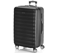 ITACA - Maletas Grandes De Viaje Rígidas Ligeras con 4 Doble Rueda 360° Maleta Grande 23 Kilos Alta Resistencia Extensible Maleta XL Duradera, Antracita