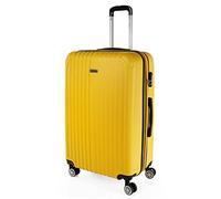 ITACA - Maletas Grandes de Viaje: Maleta Grande 23 Kilos, Maleta Viaje Grande, Maleta De Viaje para Todas Tus Aventuras. Material ABS Resistente y Ligera, Amarillo