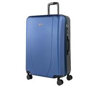 ITACA - Maletas Grandes de Viaje: Maleta Grande 23 Kilos, Maleta Viaje Grande, Maleta De Viaje para Todas Tus Aventuras. Material ABS Resistente y Ligera, Azul Marino-Antracita