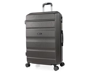 ITACA - Maletas Grandes De Viaje Rígidas Ligeras con 4 Doble Rueda 360° Maleta Grande 23 Kilos Alta Resistencia Maleta XL Duradera, Antracita
