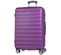 ITACA - Maletas Grandes De Viaje Rígidas Ligeras con Maleta Grande 23 Kilos Alta Resistencia Extensible Maleta XL Duradera, Morado