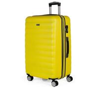 ITACA - Maletas Grandes De Viaje Rígidas Ligeras con Maleta Grande 23 Kilos Alta Resistencia Extensible Maleta XL Duradera, Amarillo