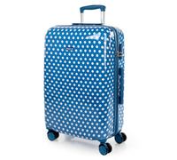 ITACA - Maleta Niña con Ruedas - Maleta Infantil Niña De Viaje - Maletas Niña con Diseño Divertido - Maleta Niños con Ruedas Ligeras y Resistentes., Azul