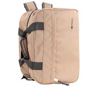 ITACA - Mochila Viaje Cabina Avion 40X25X20 Maleta Ligera Para Avión De Mano Con Compartimentos. Compatible Ryanair, Taupe