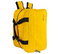 ITACA - Mochila Viaje Cabina Avion 40X25X20 Maleta Ligera Para Avión De Mano Con Compartimentos. Compatible Ryanair, Mostaza