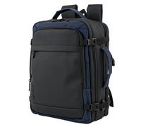 ITACA - Mochila Viaje Cabina Avion Maleta Ligera Para Avión De Mano Con Compartimentos. Compatible Ryanair, Azul