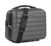 ITACA - Neceser Mujer Rígido - Viaje Ligero y Resistente - Estuche Maquillaje Juvenil, Antracita