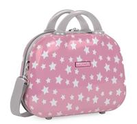 ITACA - Neceser Mujer Viaje Grande. Neceser de Calidad con asa Ajustable. Elegante y rigido., Rosa