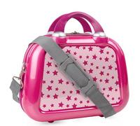 ITACA - Neceser Viaje Mujer Rígido de Material Ligero y Resistente. Estuche Maquillaje Mujer Rígido Juvenil, Fucsia