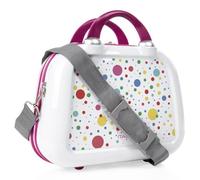 ITACA - Neceser Viaje - Neceser de Viaje Mujer Rígido de Material Ligero y Resistente. Estuche Maquillaje Mujer Rígido Juvenil, Blanco