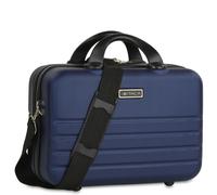 ITACA - Neceser Viaje - Neceser de Viaje Mujer Rígido - Neceser Mujer - Neceser Viaje Mujer de Material Ligero y Resistente. Estuche Maquillaje Mujer Rígido Juvenil 771135, Azul Vaquero