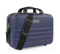 ITACA - Neceser Viaje - Neceser de Viaje Mujer Rígido - Neceser Mujer - Neceser Viaje Mujer de Material Ligero y Resistente. Estuche Maquillaje Mujer Rígido Juvenil 771135, Azul Vaquero