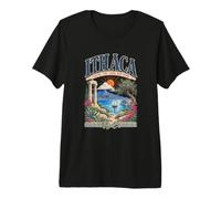 Itaca Tomando el Largo Camino a casa Odisea Mitología Griega Camiseta Premium
