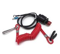ITACO Boat Outboard Motor Emergency Motor Stop Switch Assy 6E9-82575-02 689-82575-03 para Yamaha Parsun Makara Outboard Stopswitch Tether Lanyard Engine