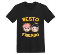 Itadori Yuji Anime Japonés Cosplay Camiseta Gojo Satoru Print Tops Verano Manga Corta Camisa Casual Mujer Hombre, D negro., L