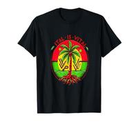 Ital ES Vital Cultura clásica jamaicana de Rasta Reggae Camiseta