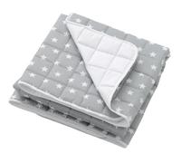 Italbaby Colcha para niños, Medida 110 x 150 cm, de algodón Starlette Grey. Fabricado en Italia