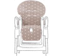 italbaby - Funda para trona de PVC, tamaño universal, fabricada en Italia, color gris