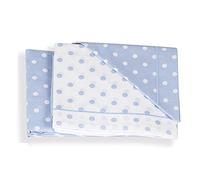 Italbaby Juego de sábanas de algodón puro de 3 piezas para cochecito, multicolor y fabricado en Italia, color multicolor, 3 unidades