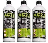 ITALCHIMICI Group - Descalcificador AC23 para cisternas de inodoro empotradas Geberit y cisternas de inodoro externas para la eliminación de cal - 3 botellas de 1 litro cada uno