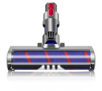 Italdos Cepillo de aspiradora motorizado, compatible con Dyson V7 V8 V10 V11 V15, rodillo suave para parqué, azulejos y luz para esquinas oscuras