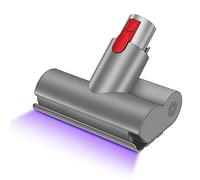 Italdos Cepillo de colchón Mini Turbo motorizado compatible con Dyson V7, V8, V10, V11 y V15, cepillo de liberación rápida para sofá, asiento, sillón, UV, LED, elimina bacterias y alérgenos