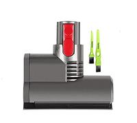 Italdos Cepillo de colchón Mini Turbo Motorizado compatible para Dyson V8 V10 V11 Cepillo de liberación rápida para sofá asiento sillón elimina bacterias y alérgenos