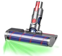 Italdos Cepillo de rodillo suave con LED compatible con Dyson V7, V8, V10, V11, V15 - Limpieza profunda y suave para suelos lisos
