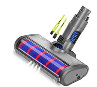 Italdos Cepillo Motorizado compatible para Dyson V6 DC58 DC59 DC61 DC62 Cepillo Eléctrico Turbo a Rodillo con Cerdas Suaves para Parquet Baldosas con Luz LED Automática