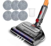 Italdos Cepillo turbo motorizado para mopa compatible con Dyson V7 V8 V10 V11 V15 Aspira y Lava apto para suelos de mármol y madera con paño de microfibra