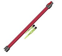 Italdos Tubo de Varilla Telescópico compatible para Dyson V11 V10 V15 V8 V7 Longitud 73 CM Conector de Liberación Rápida - Rojo
