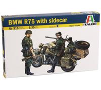 Italeri 0315S, BMW R 75 with sidecar (Importación USA)