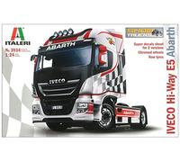 Italeri 1:24 Iveco HI-WY E5 Abarth-reproducción Fiel, modelismo, Hobby, encolado, Kit de plástico, Montaje, 3934S