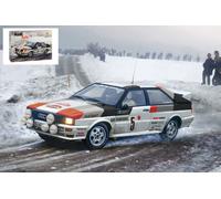ITALERI 1/24 KIT AUDI QUATTRO RALLY MONTECARLO 1981 MODELO ESTÁTICO DIECAST