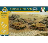 Italeri 1/72 (20Mm) Semovente M40 De 75/18 (Ensamblaje Rápido)