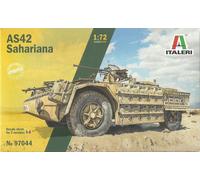 Italeri 1/72 Camionetta AS42 Sahariana 20mm Kit Sin Pintar IT97044