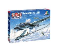 Italeri 1:72 Heinkel HE-111H-6, réplica Fiel, construcción de maquetas, Manualidades, aficiones, Pegar, Kit de Montaje de plástico