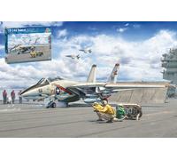 ITALERI 1/72 KIT DE AVIÓN MILITAR F 14A TOMCAT MODELISMO MODELO ESTÁTICO