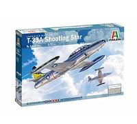 Italeri 1:72 T-33A Shooting Star, modelismo, construcción de Modelos, Manualidades, aficiones, Pegar, Kit de plástico detallado, Mittel (1444S)