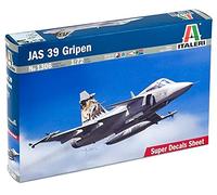 Italeri 1306S JAS 39 Gripen - Maqueta de avión (escala 1:72)