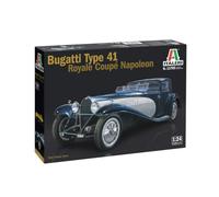 Italeri 13705 1:24 Bugatti Coupè Napoleon - Modelismo, Kit de Montaje, modelismo estático, Manualidades, Hobby, Pegamento, Kit de plástico, Fiel al Detalle, Modelo de Coche, 1:24