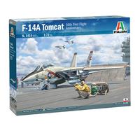 Italeri 1414S 1:72 F-14A Tomcat Recessed Line Panels, réplica Fiel Original, maquetas, Manualidades, Hobby, Pegar, Juego de construcción de plástico, Montaje