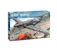 Italeri 1423 1:72 US P-51A Mustang - modelismo, Kit, maqueta, Hobby, encolado, Kit de plástico, detallado