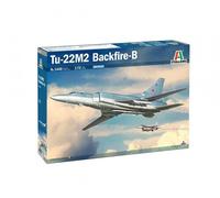 Italeri 1440 1:72 Tu-22M2 Backfire B - modelismo, Kit, modelismo de pie, Manualidades, Hobby, Pegar, Kit de plástico, Fiel al Detalle, Multicolor