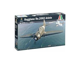 Italeri 1472 1:72 Reggiane Re.2002 Ariete - modelismo, modelismo, modelismo de pie, Manualidades, Hobby, Pegar, Kit de plastico, detallado, Kit Tanque, Militar, Multicolor